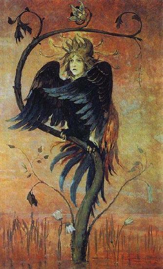 Viktor Vasnetsov Gamayun, The prophetic bird, Sweden oil painting art